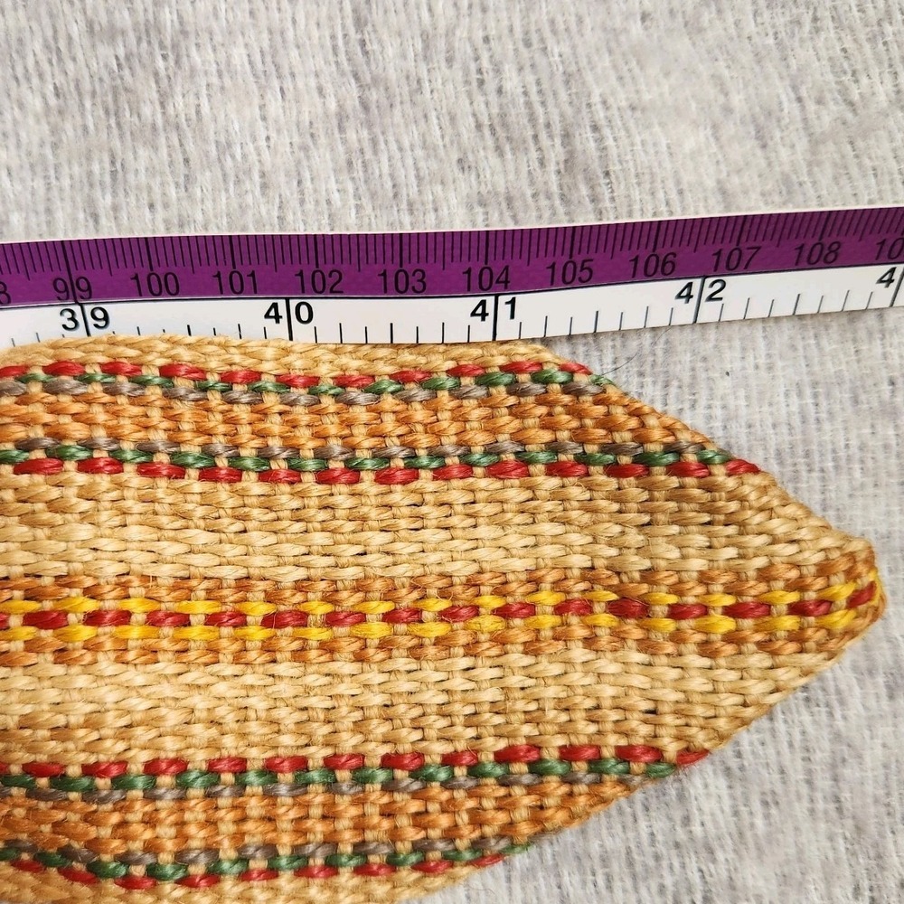 1980s Christian Dior Vintage "Ceintures" Belt Women's Woven Straw Style - Picture 6 of 6